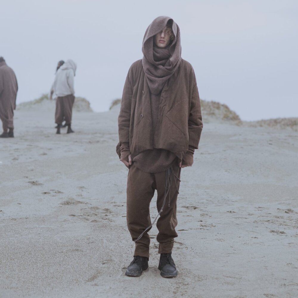 BNWT AW20 JULIUS "DUKKHA" DRAPED JACQUARD PANTS 2